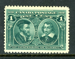 -Canada-1908-"Quebec Centenary"  MNH(**) - Ungebraucht