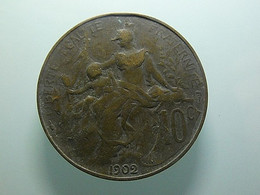 France 10 Centimes 1902 - D. 10 Centimes