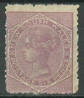New South Wales 1871 ☀ 6 P.pale Lilac ☀ MH Stamp - Mint Stamps