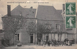 Savigné-sur-Lathan        37          Hôtel De La Cour Dorée  -  3  -      (voir Scan) - Sonstige & Ohne Zuordnung