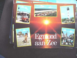 Nederland Holland Pays Bas Egmond Aan Zee Met Zon Boven Zee Centraal - Egmond Aan Zee