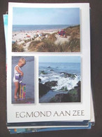 Nederland Holland Pays Bas Egmond Aan Zee Met Kind Op Strand - Egmond Aan Zee