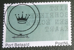 Nederland - NVPH - Persoonlijke - Gebruikt - Port Betaald - Hallmark - Echte Kaart - Kroontje - Personnalized Stamps