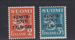 STAMPS-FINLAND-UNUSED-MNH**-SET-SEE-SCAN - Military / Militaires / Militair