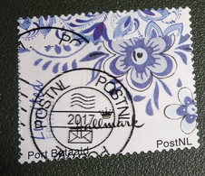 Nederland - NVPH - Persoonlijke - Gebruikt - Port Betaald - Hallmark - Delfts Blauw - Met Boventab - Persoonlijke Postzegels