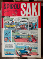 SPIROU  N° 1031 LUCKY LUKE Buck Danny GASTON  JOHAN PIRLOUIT PEYO 16/01/1958 Franquin Jidéhem GREG TBE - Spirou Et Fantasio