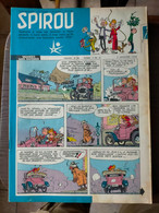 SPIROU  N° 1029 LUCKY LUKE Buck Danny GASTON  JOHAN PIRLOUIT PEYO 02/01/1958 Franquin Jidéhem GREG TBE - Spirou Et Fantasio
