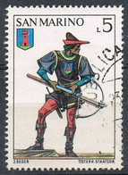 1973 - SAN MARINO - BALESTRIERE DI SERRAVALLE / CROSSBOW OF SERRAVALLE - USATO / USED. - Oblitérés