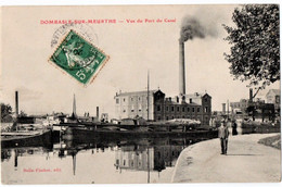 DOMBASLE-sur-MEURTHE (54) VUE Du PORT Du CANAL. 1909. - Altri Comuni