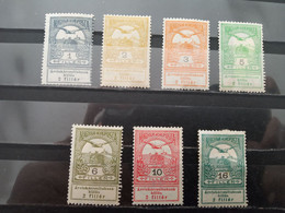 Hungría. 1913. 1, 2, 3, 5, 6, 10 Y 16 Filler. Nuevos */** - Ungebraucht