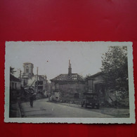 CARTE PHOTO VILLAGE EN RUINE EGLISE LIEU A IDENTIFIER - Zu Identifizieren