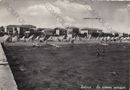 CARTOLINA  GABICCE MARE,PESARO,MARCHE,LA RIDENTE SPIAGGIA,MARE,SOLE,ESTATE,VACANZA,BELLA ITALIA,VIAGGIATA 1963 - Pesaro