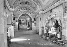 013359 "(NU)  SINISCOLA - INTERNO DELLA CHIESA DELLE GRAZIE"     VERA FOTO. CART  SPED 1961 - Nuoro