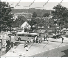 5270 GUMMERSBACH - DERSCHLAG, ZOB Zentralomnibusbahnhof, Großformatiges Photo 23 X 17 Cm, 50er Jahre,  Photo-Kramm - Gummersbach