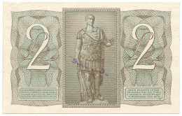 2 LIRE PROVA RETRO (AZZURRO) BIGLIETTO DI STATO FASCIO 14/11/1939 SUP - Sonstige