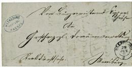 1871, Postablage Von Meersburg, Blau! , A 5542 - Covers & Documents