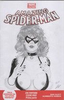 Panini Comics-Italy-Amazing Spiderman N.1 Variant Blank-white Cover-sketeched By The Artist (on 2017) Alex Okami-Black C - Ediciones Originales