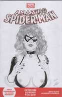 Panini Comics-Italy-Amazing Spiderman N.1 Variant Blank-white Cover-sketeched By The Artist (on 2017) Alex Okami-Black C - Tavole Originali