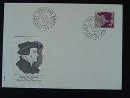 FDC Huldrych Zwingli Réforme Reformation Luther 1969 Suisse Ref 100902 - Théologiens