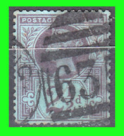 GRAN BRETAÑA -&- SELLO AÑO 1887 QUEEN VICTORIA - Used Stamps