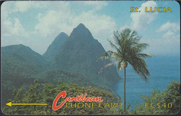 St. Lucia - STL-7C - Pitons - No Logo - 7CSLC - Sainte Lucie