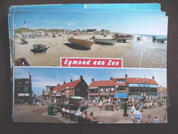 Nederland Holland Pays Bas Egmond Aan Zee Met Bootjes Op Het Strand - Egmond Aan Zee