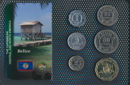 Belize Stgl./unzirkuliert Kursmünzen Stgl./unzirkuliert Ab 1974 1 Cent Bis 1 Dollar (9648386 - Belize