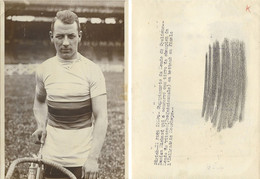 PHOTO LOUISON LUCIEN MICHARD 1929 FORMAT 13 X 18 ( VOIR PHOTO DEL ANNONCE ) - Ciclismo