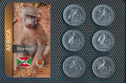 Burundi 2014 Stgl./unzirkuliert Kursmünzen 2014 6 X 5 Francs (9648538 - Burundi