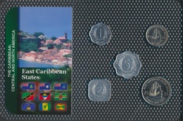 Vereinte Karibische Staaten Stgl./unzirkuliert Kursmünzen Stgl./unzirkuliert Ab 1981 1 Cent Bis 25 Cent (9648471 - Ostkaribischer Staaten
