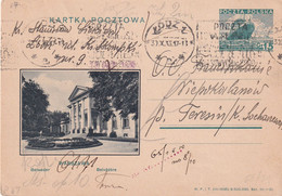 POLOGNE 1935    ENTIER POSTAL/GANZSACHE/POSTAL STATIONERY CARTE ILLUSTREE DE LODZ - Stamped Stationery