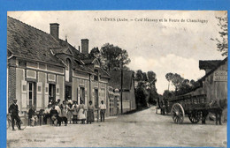 10 - Aube - Savieres - Cafe Mansuy Et La Route De Chauchigny    (N6209) - Autres & Non Classés