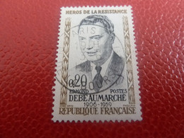 Edmond Debeaumarché (1906-1959) Héros De La Résistance - 20c. - Jaune-olive Et Noir - Oblitéré - Année 1960 - - Gebruikt
