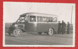 Photo Originale 14 / 8,5 Cm - Autobus Liaison Taza Haut - Ville Nouvelle - Gare - Maroc - Automobiles