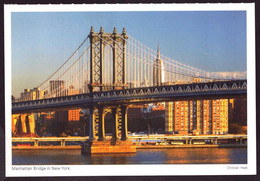 AK 001786 USA - New York City - Manhattan Bridge - Bruggen En Tunnels