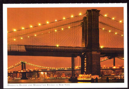 AK 001787 USA - New York City - Brooklyn Bridge Und Manhattan Bridge - Bridges & Tunnels