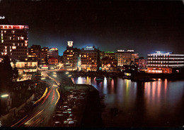!  1971 Ansichtskarte Postcard Beirut, Beyrouth, Libanon, Hotels By Night - Liban