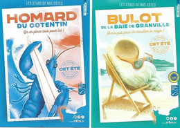 2 Cartes Homard Et Bulot Granville - Granville