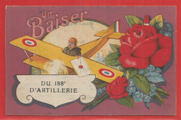 90 - BELFORT - Fantaisie Un Baiser Du 188° Régiment D'Artillerie - Belfort - City