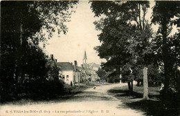 Rouvres Les Bois * La Rue Principale Et L'église - Sonstige & Ohne Zuordnung