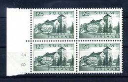 1961 FINLANDIA Set N.509 MNH ** QUARTINA - Neufs