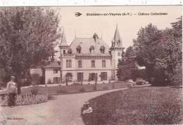 87. ORADOUR SUR VAYRES. CPA .CHATEAU DE CALLANDREAU. ANIMATION . +TEXTE ANNEE 1931 - Oradour Sur Vayres