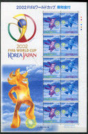 Japon ** N° 3054 à 3056 En 2 Feuilles - Coupe Du Monde De Foot En Corée Du Sud Et Japon - - Unused Stamps