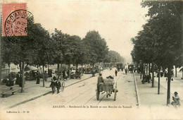 Angers * Boulevard De La Mairie Et Son Marché Du Samedi * Foire Marchands * Attelage - Angers