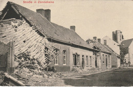 Zonnebeke : Strasse In Zonnebeke ( Ruines WO) - Zonnebeke