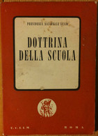 Dottrina Della Scuola-AA.VV.-Unione Cattolica Italiana Insegnanti Medi,1956-R - Jugend