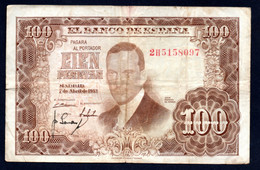Banconota Spagna 100 Pesetas 1953 - 100 Pesetas