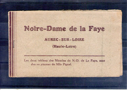 Carnet Vignettes Notre Dame De La Faye (Aurec) Haute Loire - Tourism (Labels)