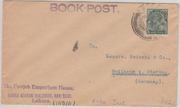 Indien - Drucksache Lahore - Weilheim 1936 - Ohne Zuordnung