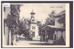 DISTRICT DE NYON - GINGINS - ( TIMBRE ARRACHE AU DOS AVEC AMINCI, 2 PLIS D'ANGLE ) - Gingins